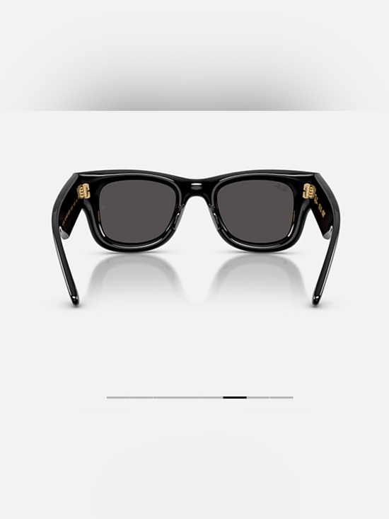 A$AP ROCKY X RAY-BAN WAYFARER PUFFER CRYSTAL EDITION - BLACK  Ray Ban Wayfarer Puffer ASAP Rocky